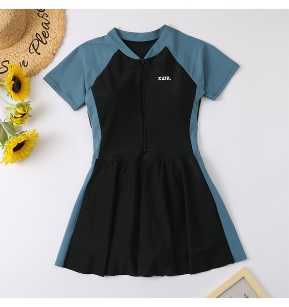 Đồ bơi nữ bigsize 1 mảnh đến 80kg có sẵn đệm mút Tuvada - BVB41