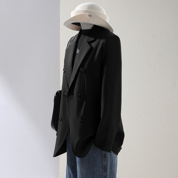 Áo blazer nữ phối chân váy dài dáng hàn quốc Tuvada - SVD133