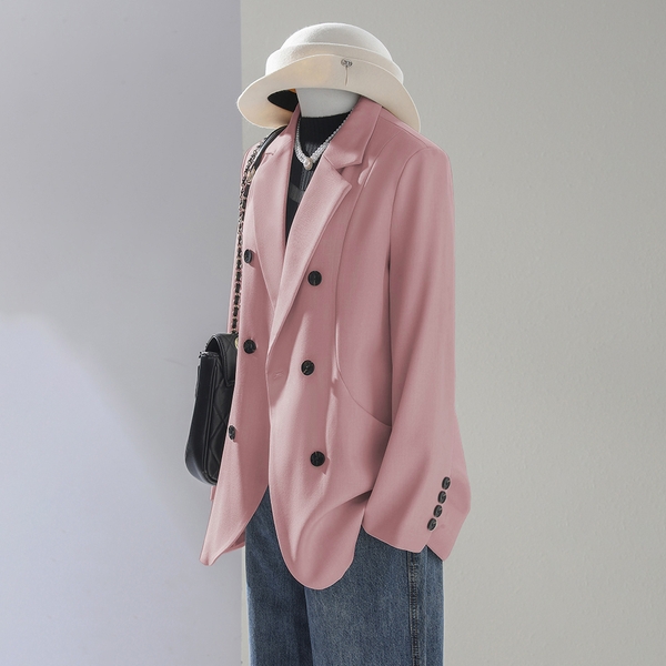 Áo blazer nữ phối chân váy dài dáng hàn quốc Tuvada - SVD133