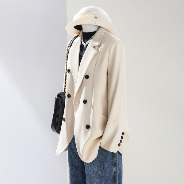 Áo blazer nữ phối chân váy dài dáng hàn quốc Tuvada - SVD133