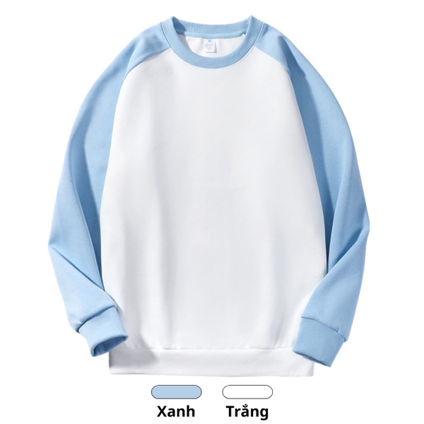 Áo đôi dài tay nam nữ nỉ bông form oversize Tuvada - ASW131