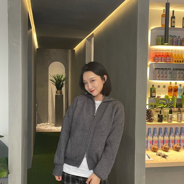 Áo khoác cardigan khóa kéo 2 đầu dáng oversize Tuvada - AKL134