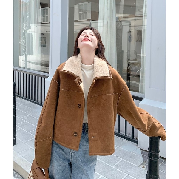 Áo khoác mùa đông nữ phong cách hàn quốc 2 mặt Tuvada - AD270