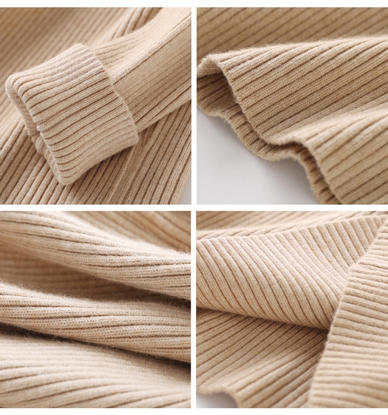 Áo len nữ hàn quốc cổ 3 phân basic Tuvada - LBP90