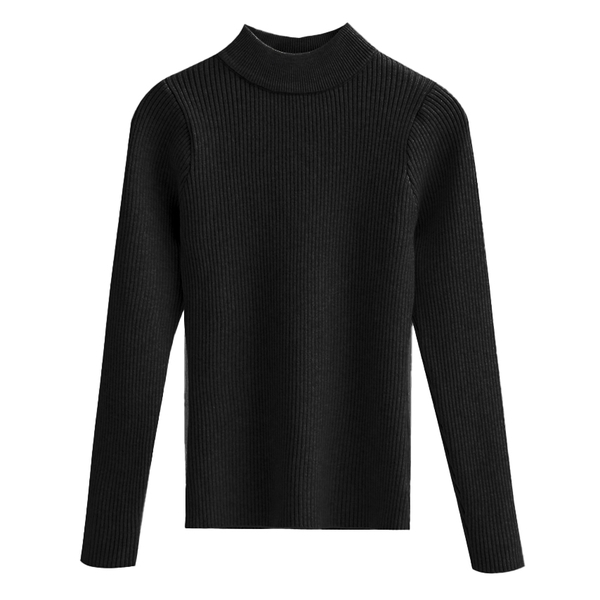 Áo len nữ hàn quốc cổ 3 phân basic Tuvada - LBP90