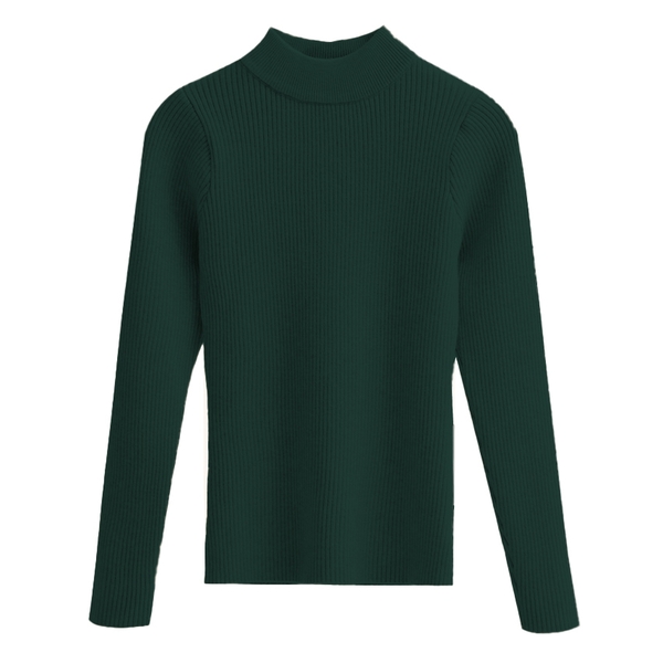 Áo len nữ hàn quốc cổ 3 phân basic Tuvada - LBP90