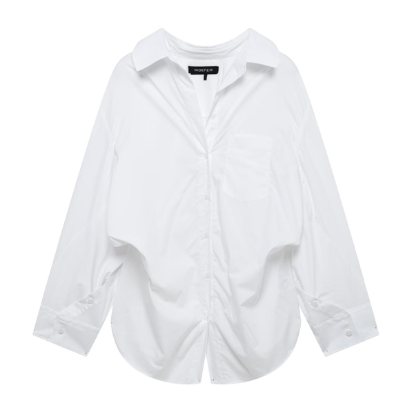 Áo sơ mi nữ kiểu hàn quốc form rộng họa tiết sọc Tuvada - ASM60