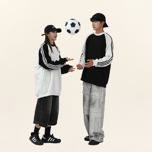 Áo sweater nữ form rộng nỉ bông cao cấp Tuvada - SST67