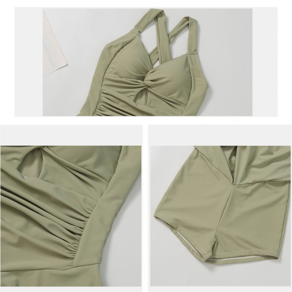 Bikini 1 mảnh buộc dây họa tiết Tuvada - BLX05