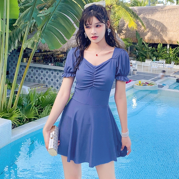 Bikini 1 mảnh dạng váy co giãn tốt Tuvada - BGN50