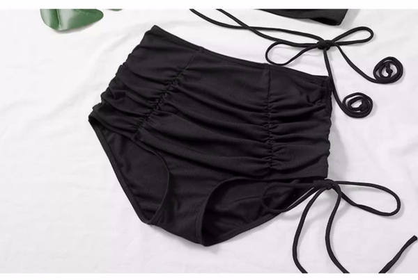 Bikini 1 mảnh khoét eo lệch vai Tuvada - BKE31