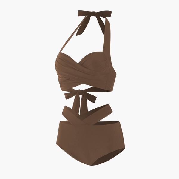 Bikini 2 mảnh khoét eo che bụng tốt - BXN32