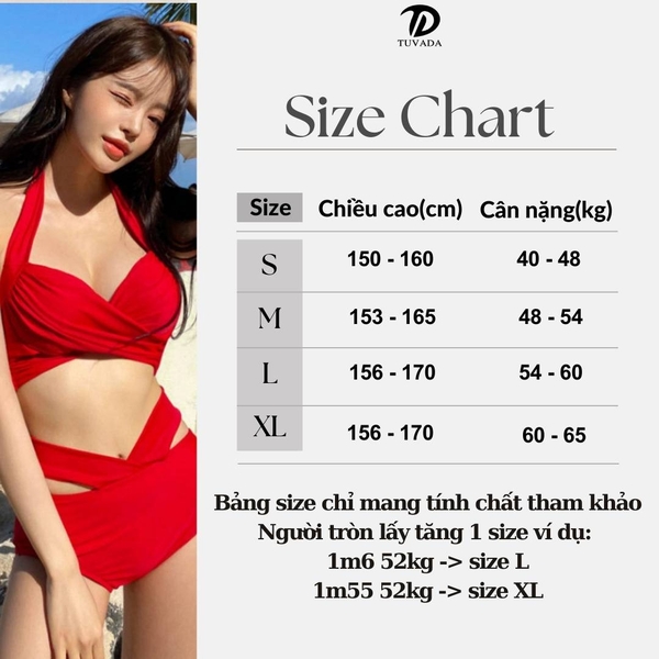Bikini 2 mảnh khoét eo che bụng tốt - BXN32