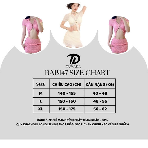 Bikini 3 mảnh kèm áo choàng cánh bướm thời thượng Tuvada - BAB147