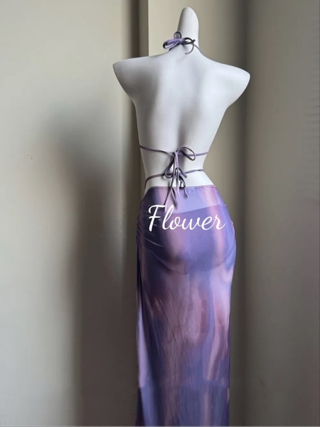 Bikini 4 mảnh đi biển đa dụng mặc được nhiều kiểu Tuvada - BTX146