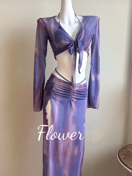 Bikini 4 mảnh đi biển đa dụng mặc được nhiều kiểu Tuvada - BTX146