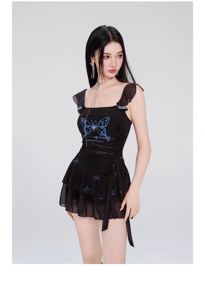 Bikini dạng váy họa tiết cá tính Tuvada - BVB20