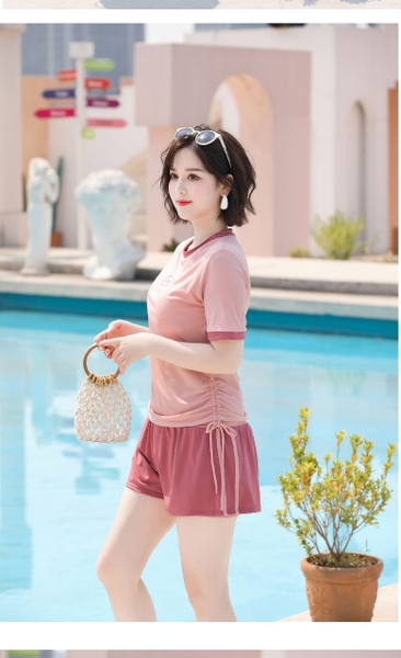 Bikini đi biển 2 mảnh basic form rộng dưới 80kg Tuvada - BBS125