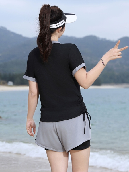 Bikini đi biển 2 mảnh basic form rộng dưới 80kg Tuvada - BBS125