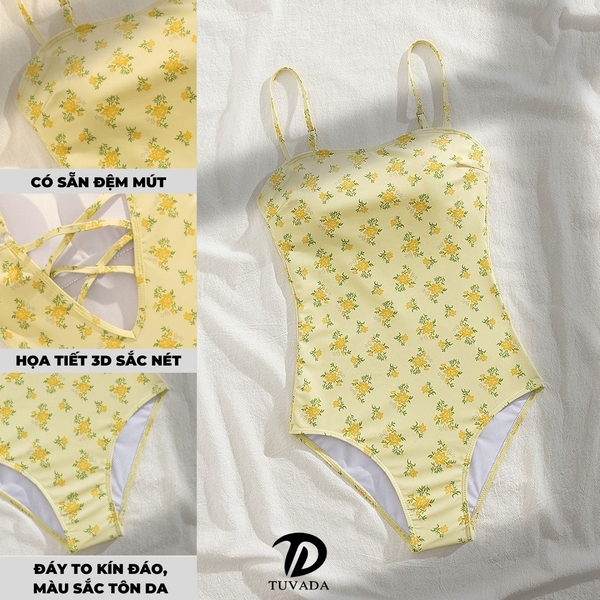 Bikini họa tiết 3d siêu tôn da Tuvada - BHV25
