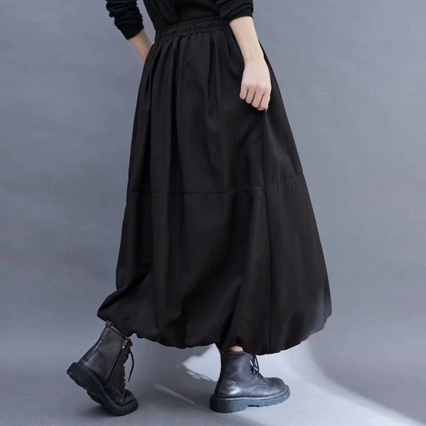 Chân váy dài dáng bí bồng bềnh có bigsize Tuvada - CVB129