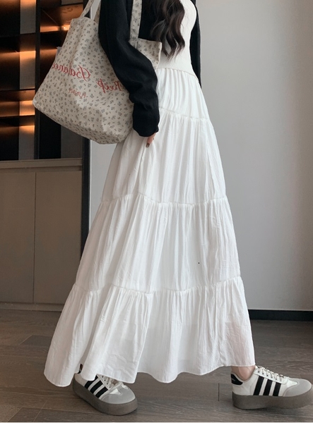 Chân váy dài dáng xòe nhiều màu dễ phối đồ Tuvada - VXD161