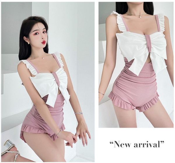 Đồ bơi mẹ và bé gái phối nơ Tuvada - BLN07