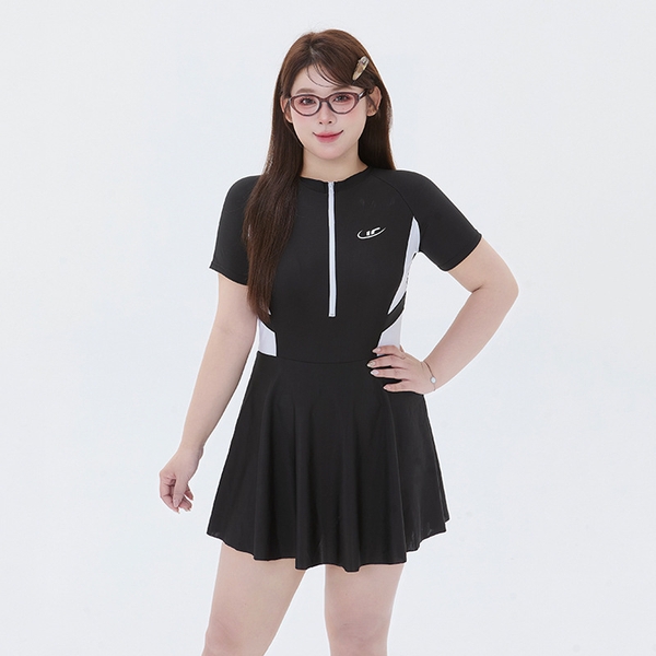 Đồ bơi nữ 1 mảnh bigsize đến 80kg hack dáng Tuvada - BBS21