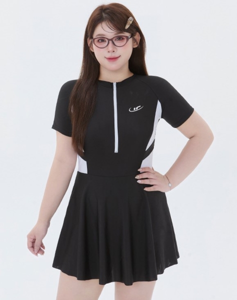 Đồ bơi nữ 1 mảnh bigsize đến 80kg hack dáng Tuvada - BBS21