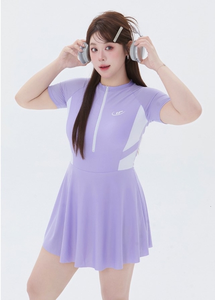 Đồ bơi nữ 1 mảnh bigsize đến 80kg hack dáng Tuvada - BBS21