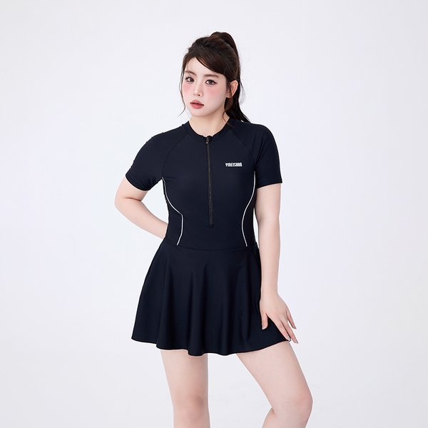 Đồ bơi nữ 1 mảnh che bụng hack dáng có bigsize Tuvada - BBS94