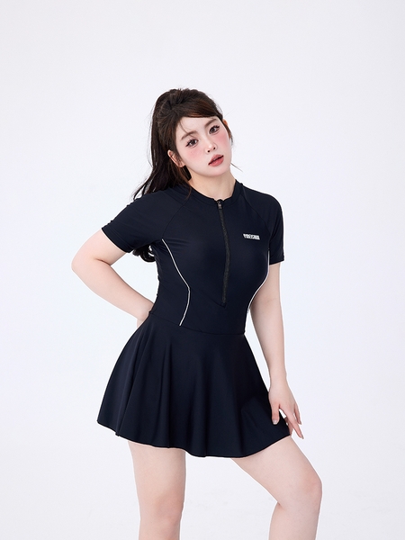 Đồ bơi nữ 1 mảnh che bụng hack dáng có bigsize Tuvada - BBS94