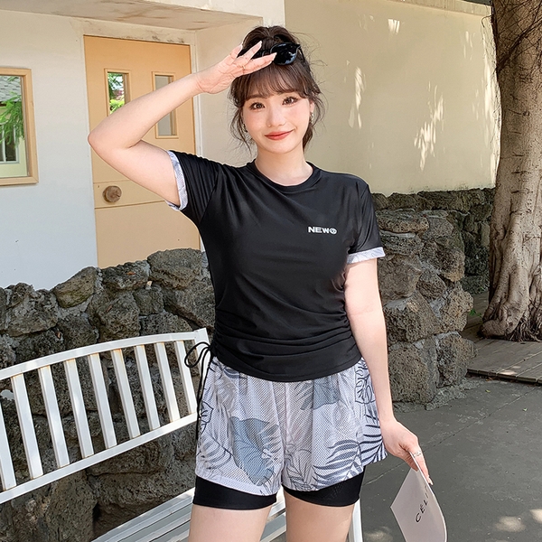 Đồ bơi nữ 2 mảnh bigsize kín đáo Tuvada - BAQ92