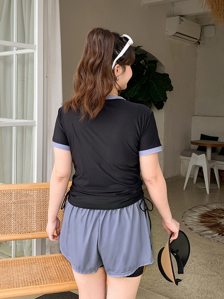 Đồ bơi nữ 2 mảnh bigsize kín đáo Tuvada - BAQ92