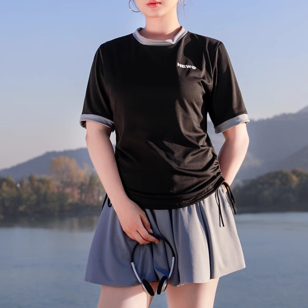 Đồ bơi nữ 2 mảnh bigsize kín đáo Tuvada - BAQ92