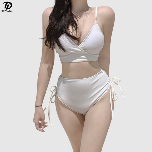 Đồ bơi nữ 2 mảnh cao cấp phối dây cao cấp - BKC43