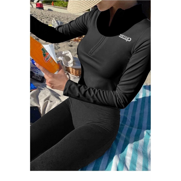 Đồ bơi nữ 2 mảnh dáng đồ lặn kín đáo hack dáng Tuvada - BDL126