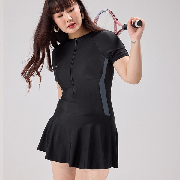 Đồ bơi nữ bigsize 1 mảnh đến 80kg có sẵn đệm mút Tuvada - BVB41