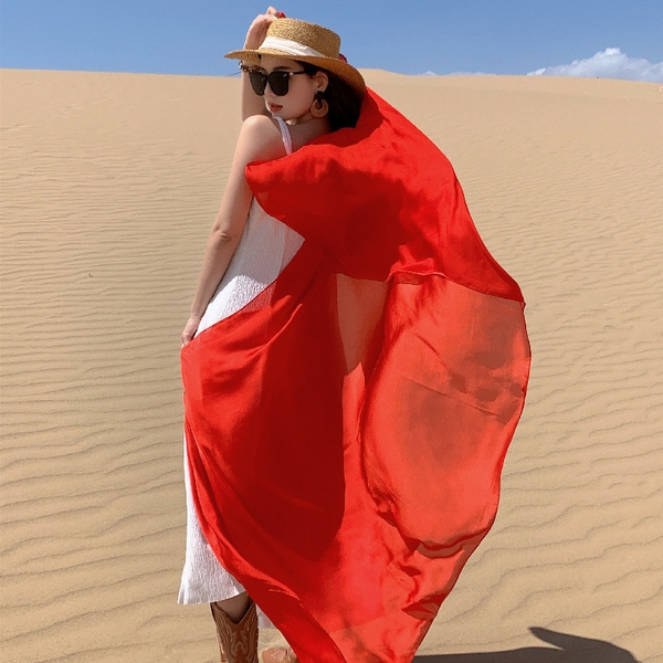 Khăn choàng đi biển Boho chống nắng nhiều màu Tuvada - KBH106