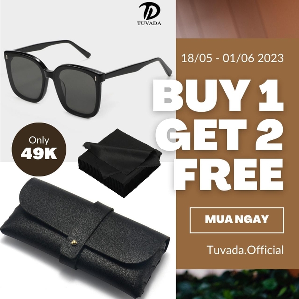 Kính mắt thời trang gọng nhựa Tuvada - KHC14