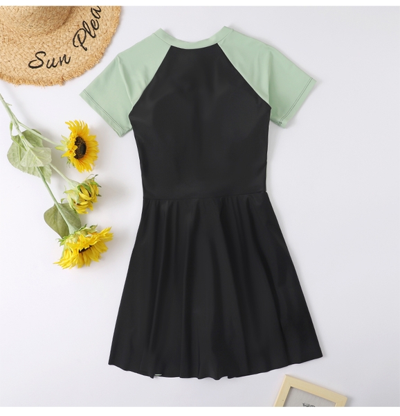 Đồ bơi nữ bigsize 1 mảnh đến 80kg có sẵn đệm mút Tuvada - BVB41