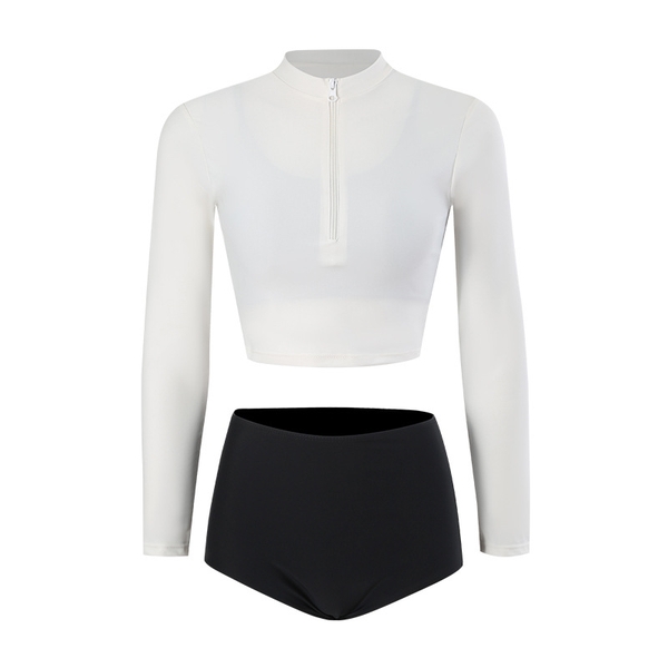 Set đồ bơi nữ kèm áo khoác ngoài kín đáo cao cấp Tuvada - B3M144