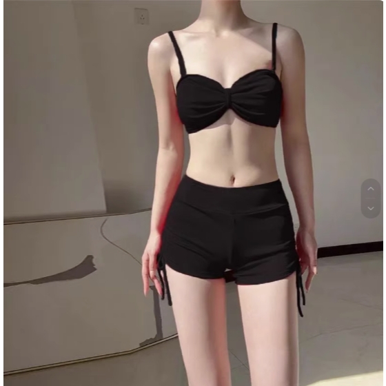 Set đồ bơi nữ họa tiết Tuvada xinh xắn, bikini 2 mảnh kèm áo choàng, bộ đồ đi biển cao cấp - BND36