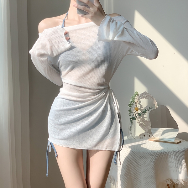 Bikini 2 mảnh bigsize Tuvada, đồ bơi nữ kín đáo 3 chi tiết, bộ đồ đi biển dưới 80kg - BAT37