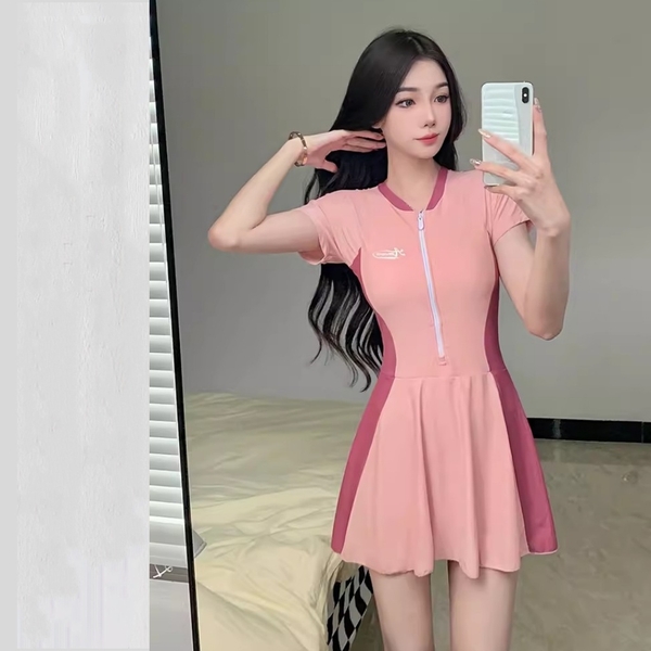 Bikini đi biển Tuvada có bigsize, đồ bơi nữ co giãn tốt, đồ bơi 1 mảnh che bụng hack dáng BBS145