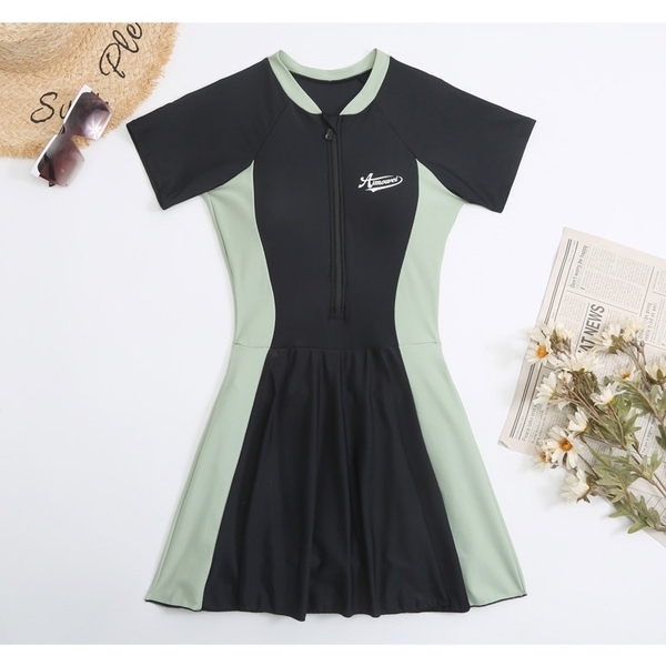 Bikini đi biển Tuvada có bigsize, đồ bơi nữ co giãn tốt, đồ bơi 1 mảnh che bụng hack dáng BBS145