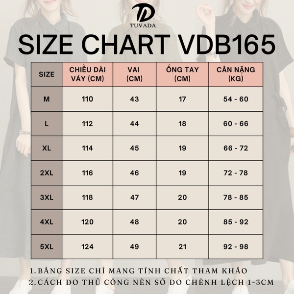 Váy bigsize nữ Tuvada đến 100kg, váy xuông dễ mặc che mọi khuyết điểm, đầm bigsize nữ - VDB165