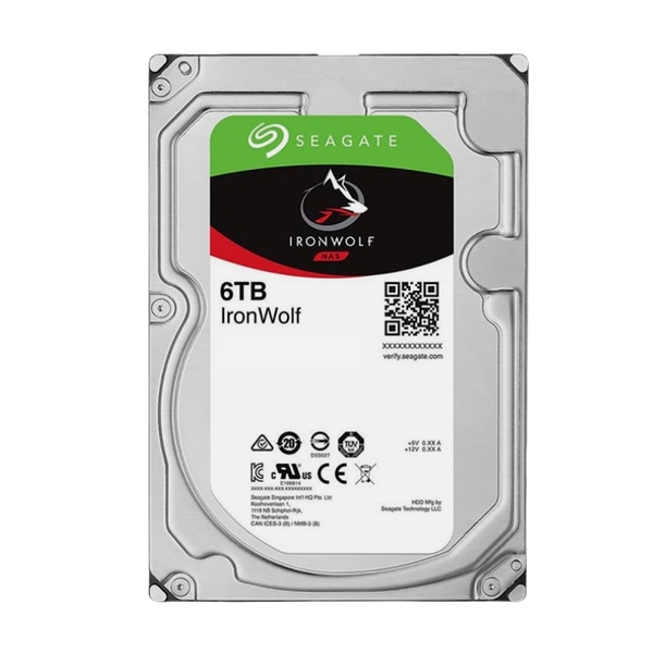 Ổ cứng nas Seagate Ironwolf 6TB ST6000VN006 (3.5Inch/ 5400rpm/ Cache 256MB/ SATA3)