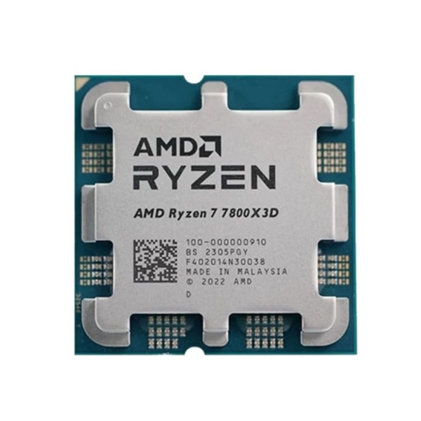 CPU AMD Ryzen 7 7800X3D TRAY Chính hãng (Socket AM5/ Base 4.2 Ghz/ Turbo 5.0GHz/ 8 Cores/ 16 Threads/ Cache 96MB)