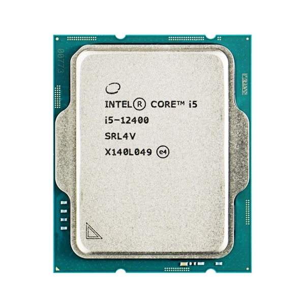 CPU Intel Core i5 12400 Tray + Quạt (Socket 1700/ Base 2.5Ghz/ Turbo 4.4GHz/ 6 Cores/ 12 Threads/ Cache 18MB)